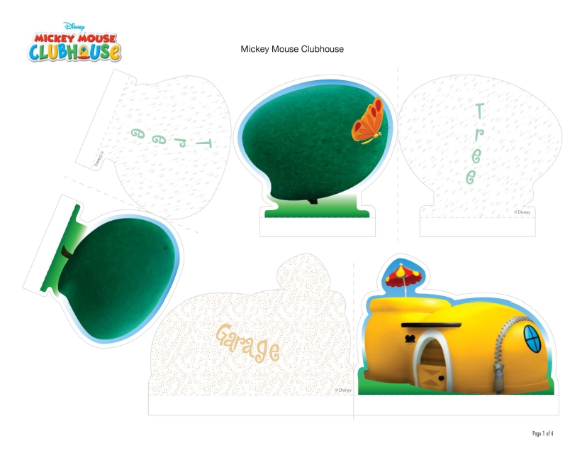 Mickey Mouse Club House Play Set folha1