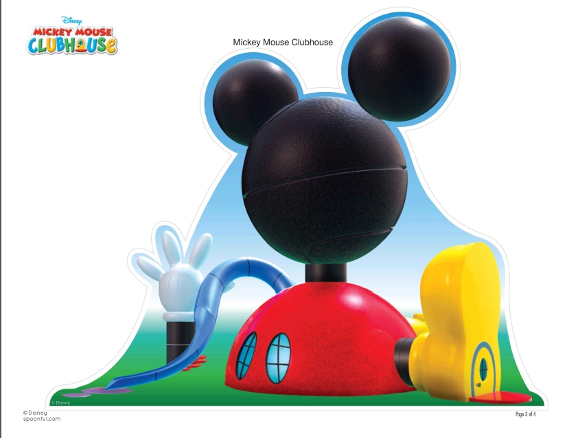 Mickey Mouse Club House Play Set folha 3