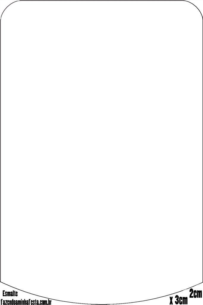 Novo molde rótulo esmalte