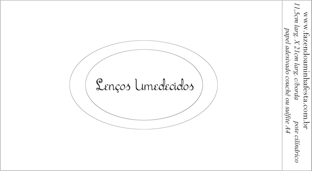 molde lencinho umedecido