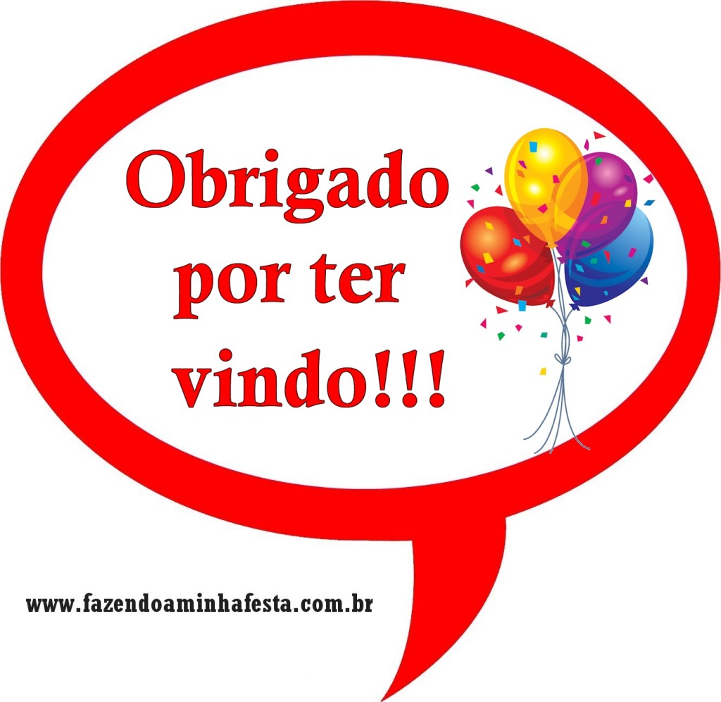 obrigado por ter vind