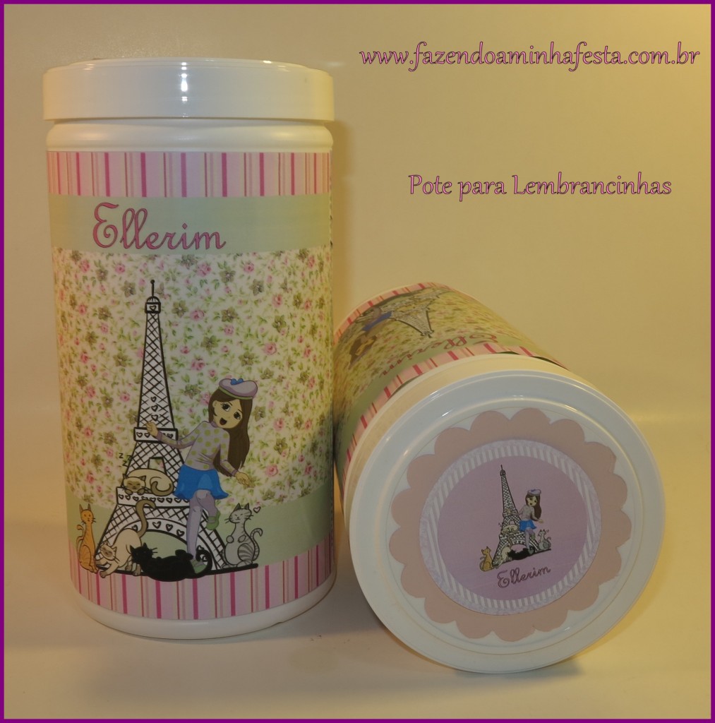 Molde para Pote de Lembrancinha, Vaso de Flores ou Centro de Mesa