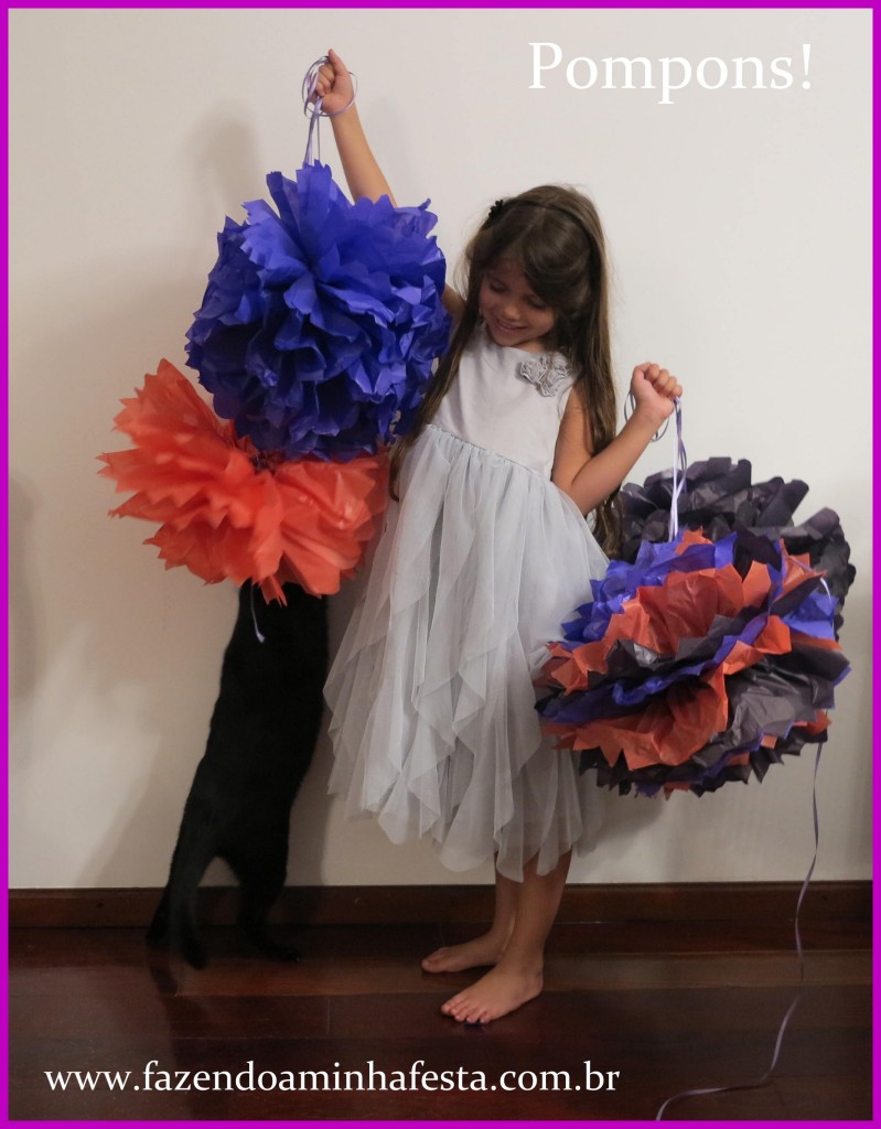 E estão prontos os Pompons! Simples assim!!!