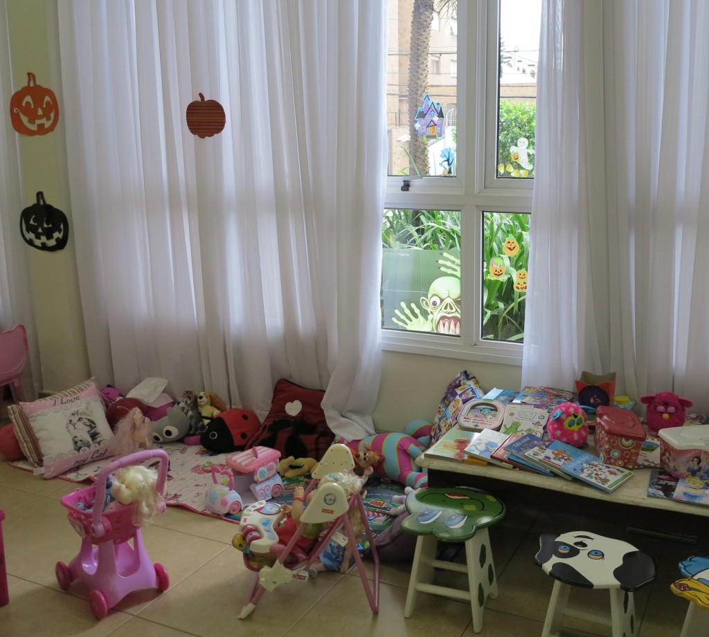 Festinha de Halloween - Um cantinho para as crianças brincarem