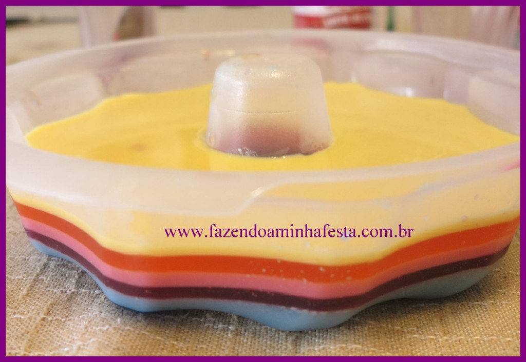 Assim vão ficando as camadas