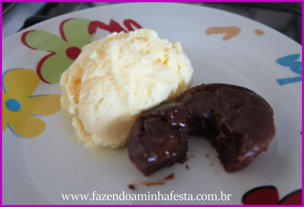 Esta receita de Petit Gateau ficou o máximo e fez o maior sucesso!