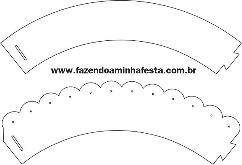 Este é o molde limpo, e você encontra decorado nos Kits Completos