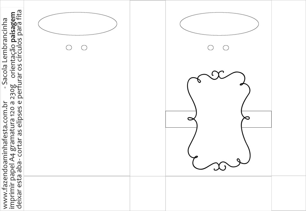 Molde Limpo da Saolinha com Moldura