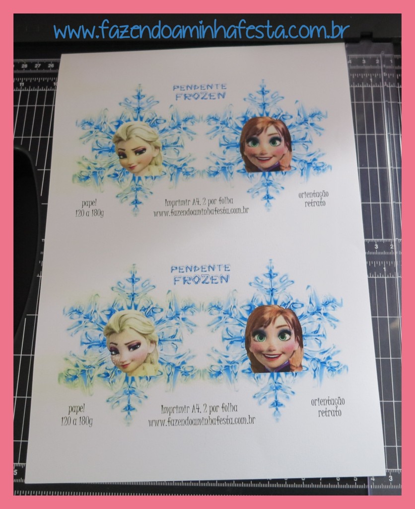 Primeiro passo é imprimir o molde! Siga as dicas abaixo!