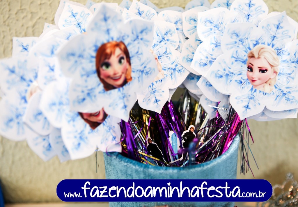 Varinhas Anna e Elsa, feitas em casa, imprima o molde aqui!