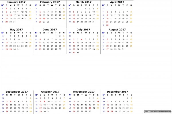 calendario 2017 3