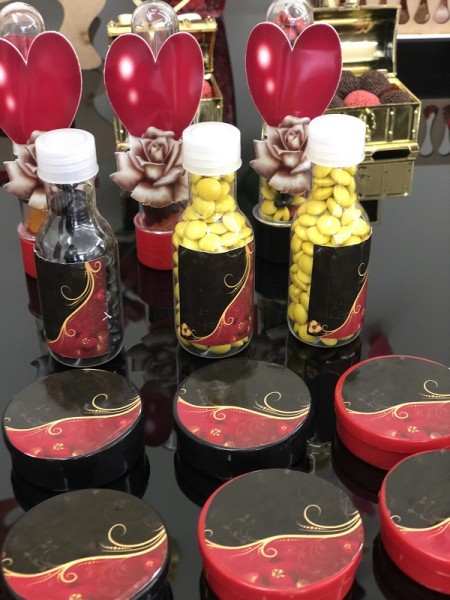 Personalizados Dourado e Vermelho