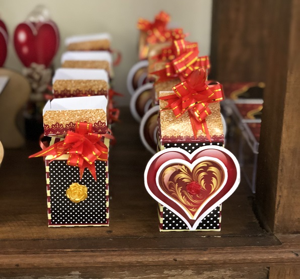 Caixinhas de lembrancinhas