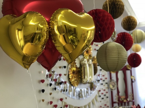 Balões, sempre dão um toque especial