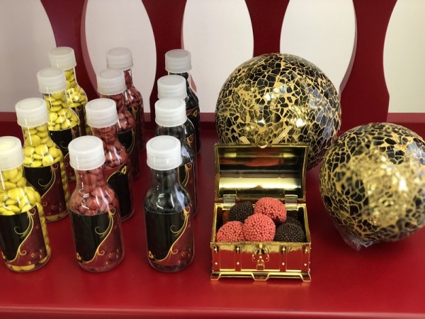 Personalizados Dourado e Vermelho