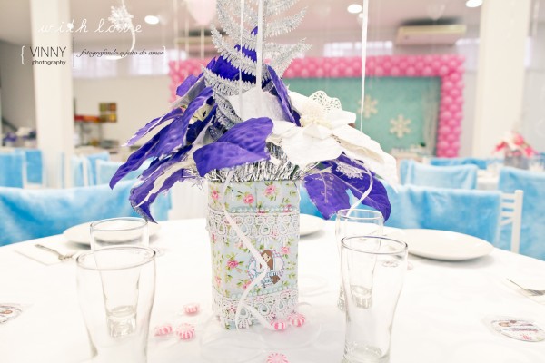 Centro de mesa feito em casa com passo a passo no site