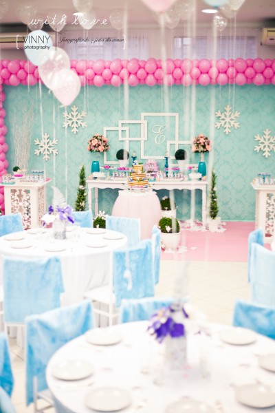 Decoração das cadeiras