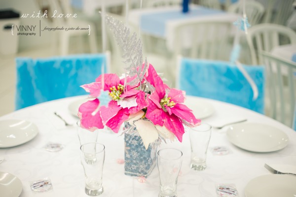 Centro de mesa feito com o passo a passo do site