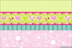 moldes coloridos para personalizados convites rótulos
