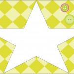 moldes coloridos para personalizados convites rótulos