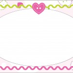 moldes coloridos para personalizados convites rótulos