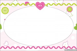 moldes coloridos para personalizados convites rótulos
