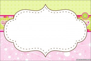moldes coloridos para personalizados convites rótulos