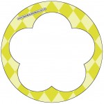 moldes coloridos para personalizados convites rótulos