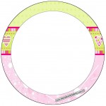 moldes coloridos para personalizados convites rótulos