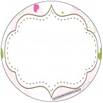 moldes coloridos para personalizados convites rótulos