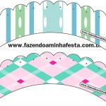 moldes coloridos para personalizados convites rótulos