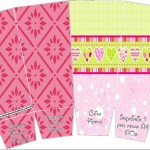 moldes coloridos para personalizados convites rótulos