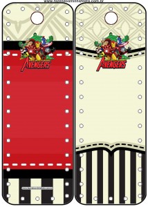 avengers tags templates free printables party favors