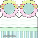 moldes coloridos para personalizados convites rótulos
