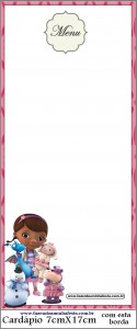Doc Mcstuffins free printables templates