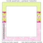 moldes coloridos para personalizados convites rótulos