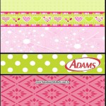 moldes coloridos para personalizados convites rótulos