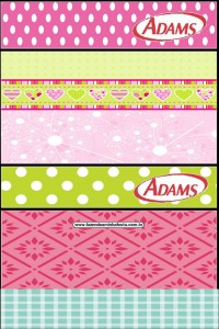 moldes coloridos para personalizados convites rótulos