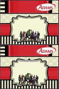 avengers tags templates free printables party favors