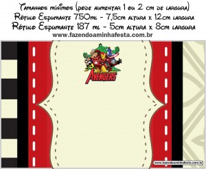 avengers tags templates free printables party favors