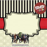 avengers tags templates free printables party favors