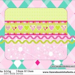 moldes coloridos para personalizados convites rótulos