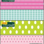 moldes coloridos para personalizados convites rótulos