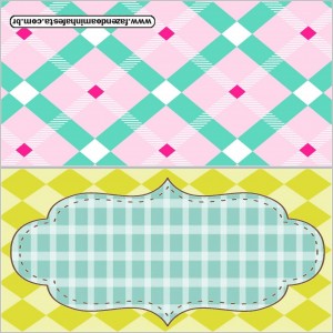 moldes coloridos para personalizados convites rótulos