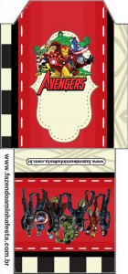 avengers tags templates free printables party favors