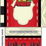 avengers tags templates free printables party favors