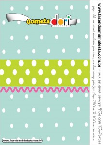 moldes coloridos para personalizados convites rótulos