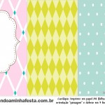 moldes coloridos para personalizados convites rótulos