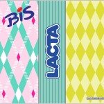 moldes coloridos para personalizados convites rótulos