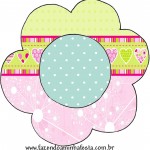 moldes coloridos para personalizados convites rótulos